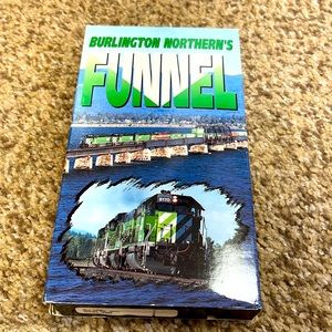 Burlington Northern’s funnel train, VHS, 1997 video tape